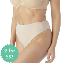 Naomi & Nicole Women's Booty Boost Hi Waist Brief Shapewear, Cupid Nude, L:  Buy Online at Best Price in Egypt - Souq is now